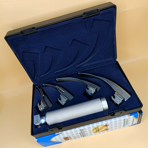 Laryngoscope conventionnel standard, lame Macintosh, set 0-1-2-3, poignée adulte, lames réutilisables, laryngoscope professionnel médical - Product Image 5