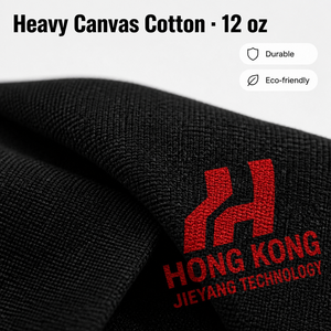 Typography Printed Black Canvas <b>Tote</b> <b>Bag</b>, Heavy Duty Fashion Shopping Promotional <b>Bag</b>, Wholesale Factory Bulk Supplier - Product Image 3