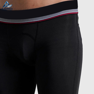 Solid Color High-Waisted Good Supplier Newest <b>Compression</b> Workout, Quick-Dry Stretchy Tummy Control Fitness Wear <b>Men</b> <b>Shorts</b> - Product Image 6