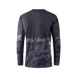 เสื้อเจอร์ซีย์มอเตอร์ครอสแขนยาวแบบใหม่ ดีไซน์สั่งทำได้ ผลิตจากผ้าสแปนเด็กซ์/โพลีเอสเตอร์ เป็นมิตรต่อสิ่งแวดล้อม ระบายอากาศได้ดี แห้งเร็ว เหมาะสำหรับการแข่งรถมอเตอร์ไซค์และรถออโต้เรซซิ่ง - Product Image 4