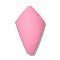 Éponge de maquillage JLY Premium en polyuréthane hydrophile à texture douce et rebondissante, design à facettes de diamant pour un mélange parfait et une précision accrue
