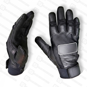 Guantes de bateo de béisbol con puño corto antideslizantes duraderos de cuero Cabretta de piel de vaca originales hechos a medida de calidad superior ambidiestros - Product Image 5