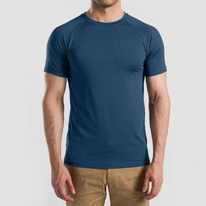 Camisetas de Manga Corta para Hombre al por Mayor con Logotipo Personalizado, Camisetas Ajustadas a la Moda, Transpirables, Ecológicas, Cómodas y Ligeras - Product Image 2
