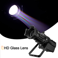 Projecteur LED de Scène SHEHDS 250W, Double Couleur Blanc Chaud et Blanc Froid, DMX512, Faisceau Fixe 19 Degrés, pour Théâtre et Concert
