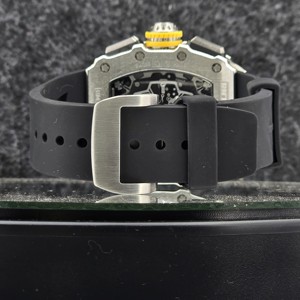 Montre mécanique automatique de luxe pour homme, style RM, chronographe squelette, boîtier en acier inoxydable, bracelet en caoutchouc étanche - Product Image 4