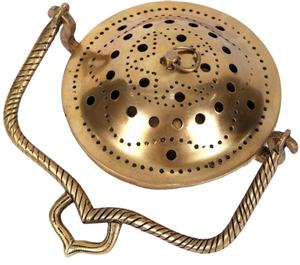 Soporte de Metal para Incienso con Acabado de Latón Dorado Pulido para Fragancia del Hogar Decoración del Hogar Quemador de Incienso de Metal de Latón - Product Image 1