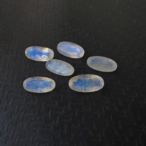 Piedra Lunar Arcoíris Natural, Corte Facetado, Forma Ovalada Grande, Calibrada, Gema Suelta, Disponible en Todos los Tamaños - Product Image 4