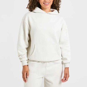 Top Trending Quality Custom Logo Wholesale Women's Casual Sweatsuit Set Hoodie & <b>Jogger</b> Two Piece Soft Tracksuit Set Breathable - Product Image 3