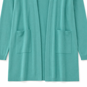 Women Long Sleeve Soft Cardigan Sweater V Neck Shape Cover Up with Pocket for Casual Wear | OEM ODM Manufacturer Bangladesh - Product Image 5