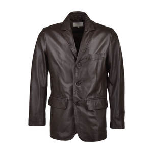 Chaqueta Blazer de Cuero para Hombre, Totalmente Personalizada, Estilo Perfecto, Gran Venta, Precio Razonable, Diseños Únicos - Product Image 1