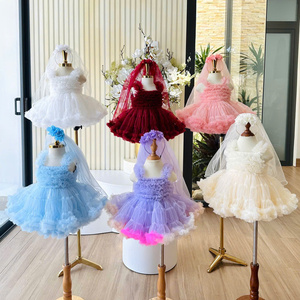 Vestido de Tutú de Lujo Personalizado para Bebé, 15 Nhung Nguyen, Vestido de Princesa Esponjoso para Niñas, Fabricante OEM/ODM - Product Image 1