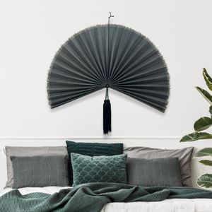Handmade Bamboo <b>Spring</b> Wall Fan-Large Boho Design Birthday Home <b>Decor</b> & Stylish Living Room Decoration - Product Image 6