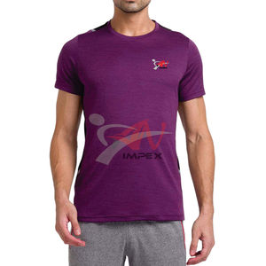 เสื้อผ้าลำลองคุณภาพสูงสำหรับผู้ชาย ทรงโอเวอร์ไซส์ ผ้าถัก 100% คอตตอน สีตามสั่ง น้ำหนักเบา ระบายอากาศได้ดี คอวี แขนสั้น - Product Image 3