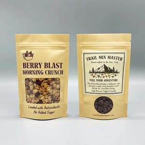 ถุงบรรจุภัณฑ์อาหารแบบตั้งได้ชนิดด้าน พร้อมหน้าต่างใส ขายส่ง |   พลาสติกเคลือบด้านแบบ BOPP |   ขนาดเล็ก |   โรงงานเวียดนาม - Product Image 2