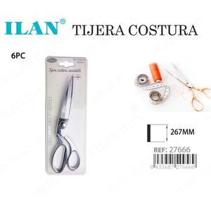 Forbici da cucito ILAN 267MM in acciaio inossidabile per sartoria - Product Image 3