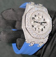 Montre automatique mécanique à quartz Miyota avec diamant Moissanite VVS, bracelet en caoutchouc, luxe, mode, sport, classique, antique