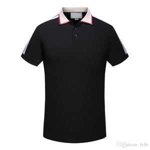 Summer Wear High Quality Material Men's Polo T-shirt 100% Cotton Short Sleeve men's polo shirts polo t-shirt - Product Image 5