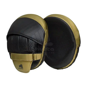 Wholesale BHUTTA ENTERPRISES BE-2805 Leather Boxing <b>Focus</b> <b>Pads</b> with Hook Loop Closure-High Quality Moisture Wicking Customizable - Product Image 6