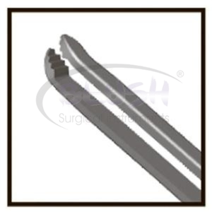 Pinzas de acción cruzada DMEK curvadas hacia arriba de titanio, instrumento microquirúrgico oftálmico para trasplante de córnea de Blush Surgical - Product Image 5