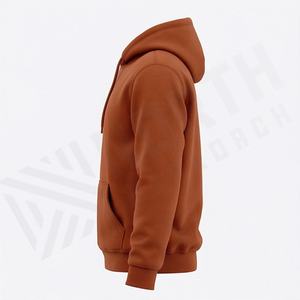 Sweat-shirts à capuche en coton épais, broderie automne, chauds et doux, prix usine, logo personnalisé, qualité supérieure, pull-over - Product Image 3