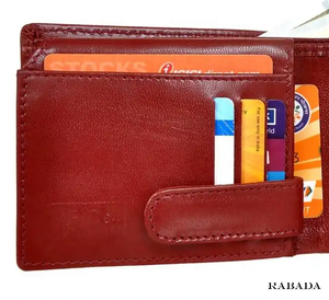 Portefeuille personnalisé en cuir de vache véritable 100% de meilleure qualité, protection RFID au prix de gros - Product Image 4