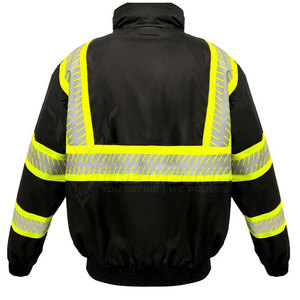 Vêtements de travail, vestes de travail quotidiennes, polyester respirant, haute visibilité, tissu doux et durable pour hommes, tenue professionnelle pour chantier - Product Image 6
