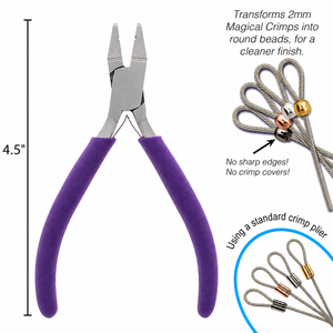 Pince à sertir les perles magiques, outil de sertissage de précision pour bijoux et fils, ZetomedPro - Product Image 2