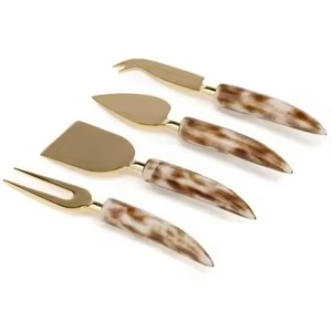 Modern <b>Cheese</b> <b>Knife</b> <b>Set</b> Premium Metal Serving Tools for Charcuterie and Wine Events - Product Image 5
