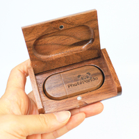 USB Flash Drive kayu kustom, 1GB 128GB memori Disk flashdisk kotak baru chip kustom gaya bisnis 4GB USB 2.0 3.0