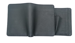 Cartera de Cuero Genuino de Primera Calidad para Hombre, Diseño Personalizado, Multitarjetas, Corta, Resistente, Plegable, al por Mayor - Product Image 3