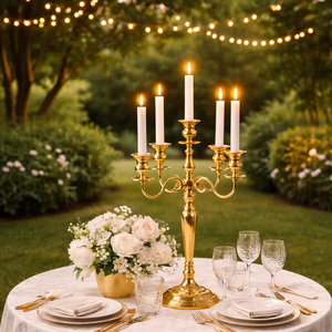 centerpieces Bulk gold candle holders Wholesale wedding centerpieces Bulk gold candle holders Event décor supplier Wedding - Product Image 1