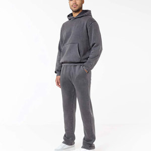 Wholesale Fleece Tracksuit Cotton Blend Sweatsuit Private Label Factory with Fast Delivery Service - Product Image 5