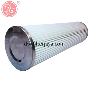 Cartouche filtrante industrielle cylindrique pour collecteur de poussière de revêtement en poudre, avec boulons, membrane PTFE et goujons en polyester - Product Image 4