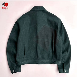 Jeans Casuales de Color Sólido de Alta Calidad para Hombre, Chaquetas de Mezclilla de Manga Larga, Talla Grande - Product Image 5