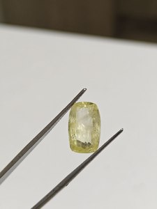Zafiro Amarillo Suelto de 9.60 ct, Forma Rectangular, Piedra Preciosa Natural para Joyería Fina al por Mayor - Product Image 4