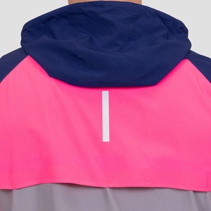 Personalizado impreso fino a prueba de viento de talla grande ropa de entrenamiento al aire libre impermeable invierno correr chándal cremallera patrón sólido - Product Image 2