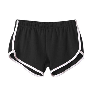 OEM High Quality Women Summer Solid Color Custom Logo Design <b>Elastic</b> <b>Waist</b> Quick Dry Polyester/Cotton Yoga Fitness Breathable - Product Image 3