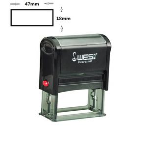 Sello Autoentintable Rectangular Personalizado S-1847, de Plástico, para Uso en Oficina, Superventas - Product Image 2