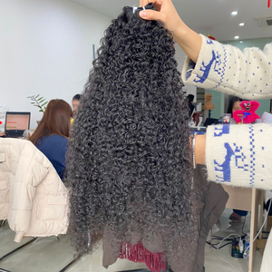 Prix d'usine Extensions de cheveux Remy bouclés birmans alignés avec des cuticules vierges brutes Vente en gros Paquets de cheveux d'un vendeur engagé - Product Image 6