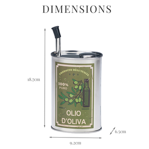 [Holar] Distributeur d'huile en acier inoxydable de forme ovale au design classique, fabriqué à Taïwan, pour huile d'olive et sauces - Product Image 3