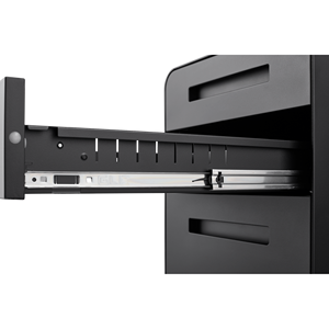 Mobiletto Portadocumenti a 3 Cassetti, Versatile per Archiviazione di Documenti Legali/Lettera/A4, Stile Semplice con Design a 5 Ruote - Product Image 3