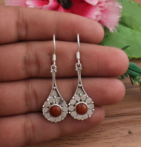 Boucles d'oreilles pendantes turquoise en argent sterling 925, bijoux de luxe pour femmes, occasion de fête, pierre de naissance de décembre - Product Image 5