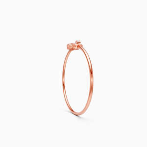 JEWELLERY PLANET IFJB-66 Bracelet unisexe classique pavé délicat avec diamant de laboratoire de 0,28 ct, en or massif 9 carats plaqué rhodium rose - Product Image 5