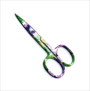 Tijeras de Manicura con Diseño Colorido, Hoja de Acero Inoxidable, Punta Afilada, Mango para Diestros, Cuidado de Cutículas, Arte de Uñas, Adultos, Nuevo - Product Image 3