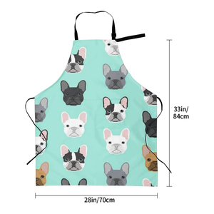 Tablier de barbier personnalisé imprimé par sublimation, haute qualité, vente en gros, tissu de première qualité, fournisseur ODM, Arrivée 2026 - Product Image 3