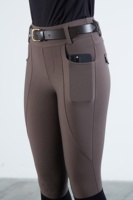 Horsekraft Culotte d'équitation pour femme, coupe slim, légère, professionnelle, en nylon et élasthanne, vêtements d'équitation personnalisés, silicone pour l'équitation