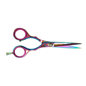 Tijeras de Barbero de Acero Inoxidable de Alta Calidad con Mango de Cerámica para Diestros, con Borde Afilado y Punta Cerrada, Herramienta de Salón - Product Image 4