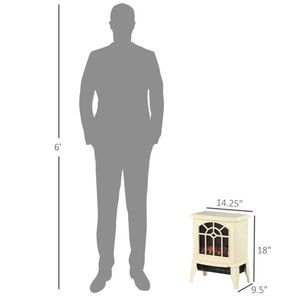 18-Inch Electric Fireplace Heater with 750W/1500W Power Electric Fireplaces Product Category - Product Image 2