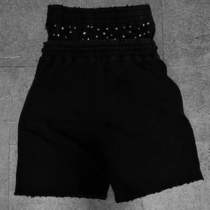 Shorts cargo en coton personnalisables par le fabricant, avec logo brodé de haute qualité, effet usé, double taille, pour hommes - Product Image 3