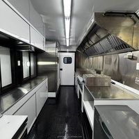 Remorque de cuisine mobile sur mesure sur le thème tropical pour festivals, plage, événements : glaces, snacks, burgers, poulet frit, tacos, fruits de mer